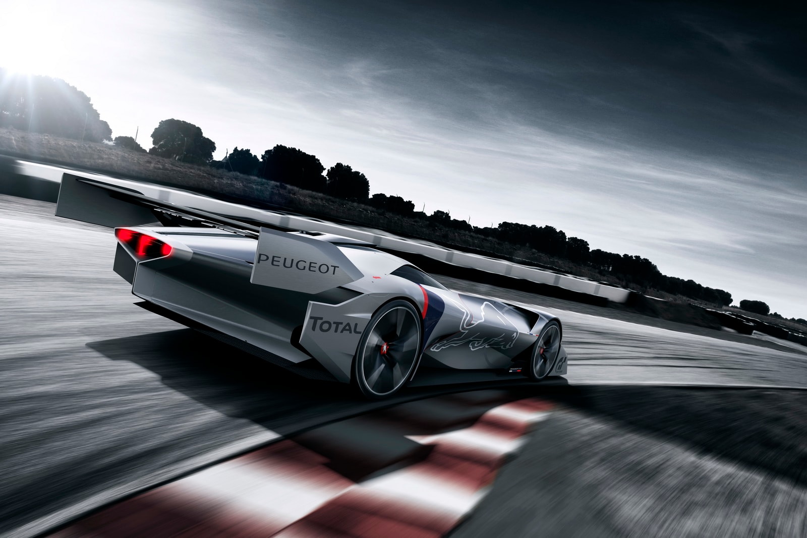 Peugeot L750 R Hybrid Vision Gran Turismo Video Game Car Racer