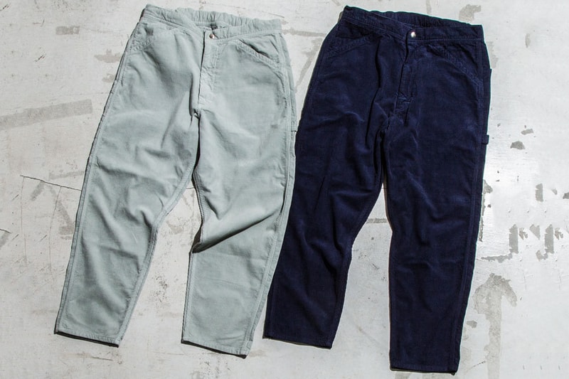 PHINGERIN x Lee Japan for BEAUTY & YOUTH UNITED ARROWS Storm Rider Work Pants collaboration 2017 light navy blue