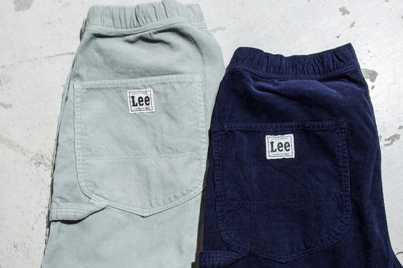 PHINGERIN x Lee Japan for BEAUTY & YOUTH UNITED ARROWS Storm Rider Work Pants collaboration 2017 light navy blue