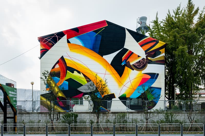 POW! WOW! Korea Street Art Mural Jasper Wong Brandon Shigeta TJ Choe Andrew Hem Cryptic Grafflex Jay Flow Laurence Vallieres Royyal Dog Sheryo Sixcoin Tristan Eaton Persue Xeva Yoon Hyup
