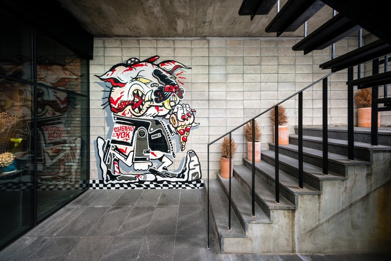 POW! WOW! Korea Street Art Mural Jasper Wong Brandon Shigeta TJ Choe Andrew Hem Cryptic Grafflex Jay Flow Laurence Vallieres Royyal Dog Sheryo Sixcoin Tristan Eaton Persue Xeva Yoon Hyup