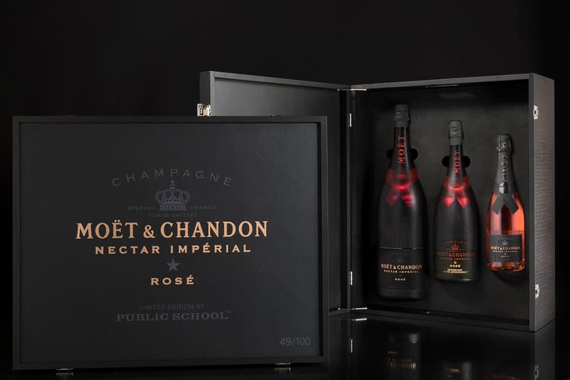 Jonathan Mannion and Tatiana Elizabeth, Public School NY x Moët & Chandon Nectar Impérial Rosé, Maxwell Osbourne and Dao-Yi Chow