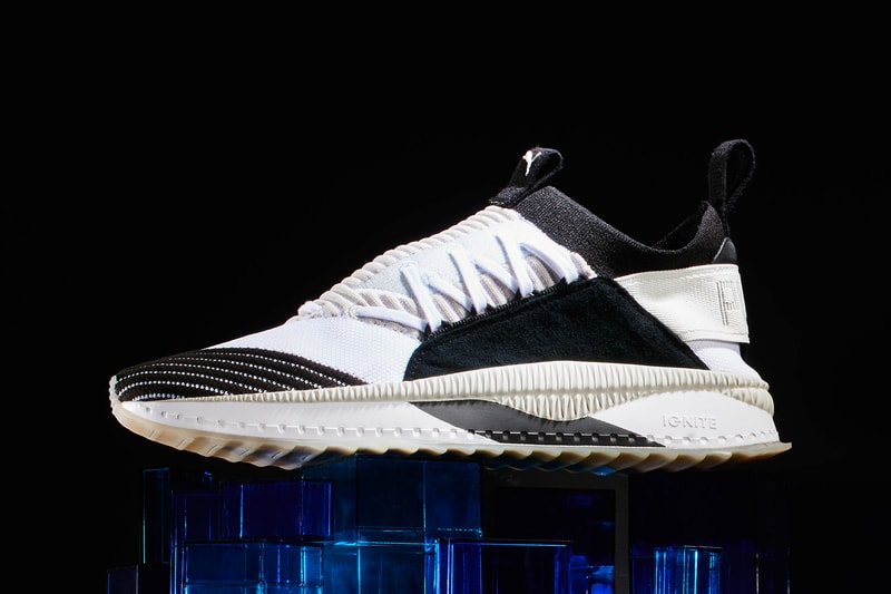 Puma TSUGi Jun Cubism white colorway side profile