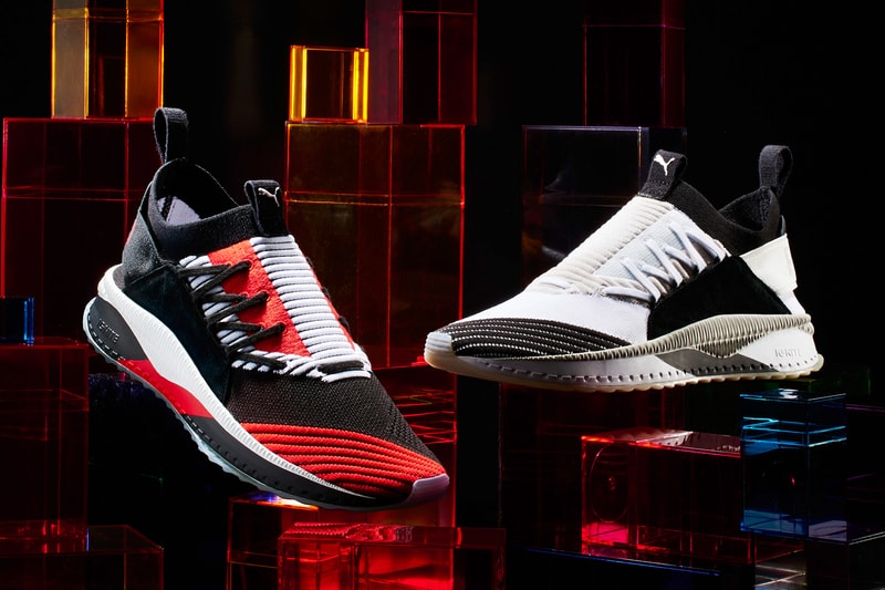 Puma TSUGi Jun Cubism red and white colorway