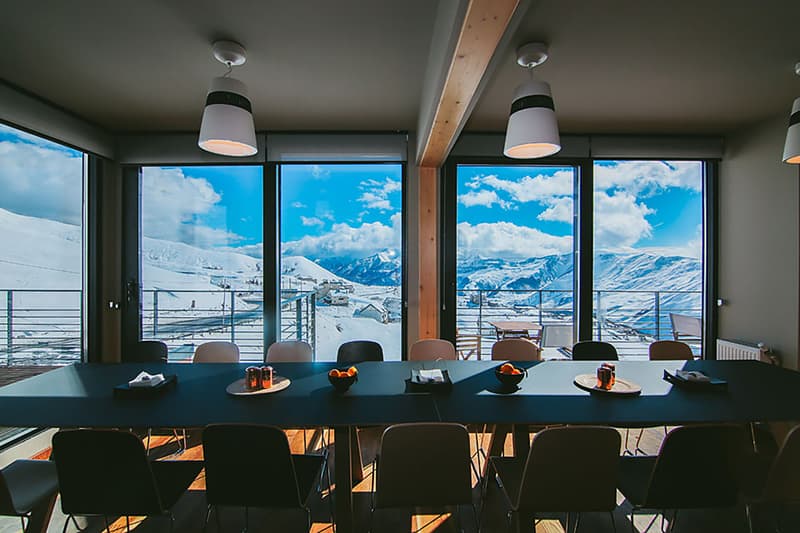 Quadrum Ski & Yoga Hotel Georgia Caucasus Mountains