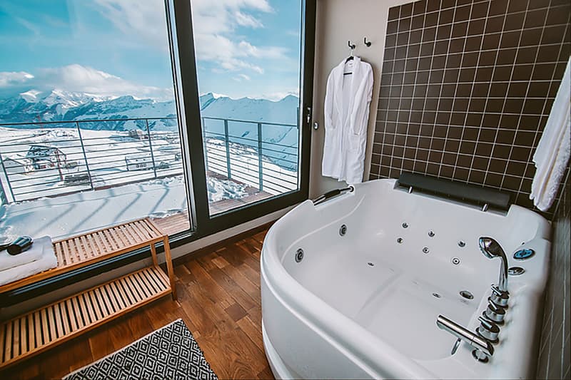 Quadrum Ski & Yoga Hotel Georgia Caucasus Mountains