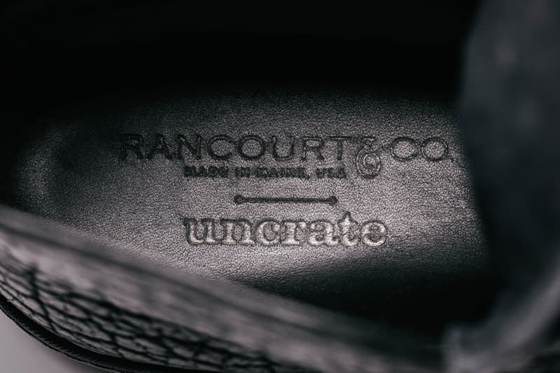 Rancourt & Co. Uncrate Court Classic Sneaker Black Leather
