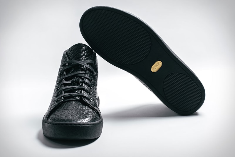 Rancourt & Co. Uncrate Court Classic Sneaker Black Leather