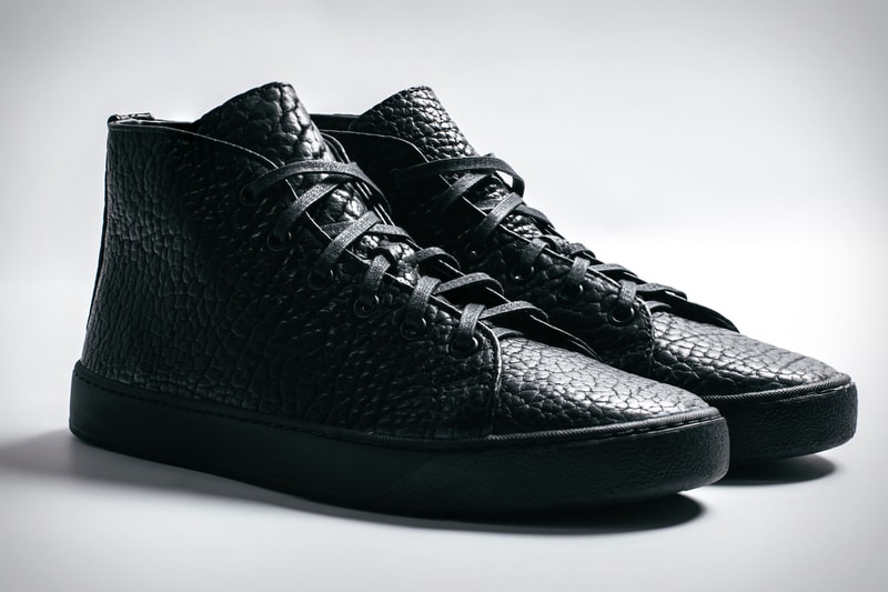 Rancourt & Co. Uncrate Court Classic Sneaker Black Leather