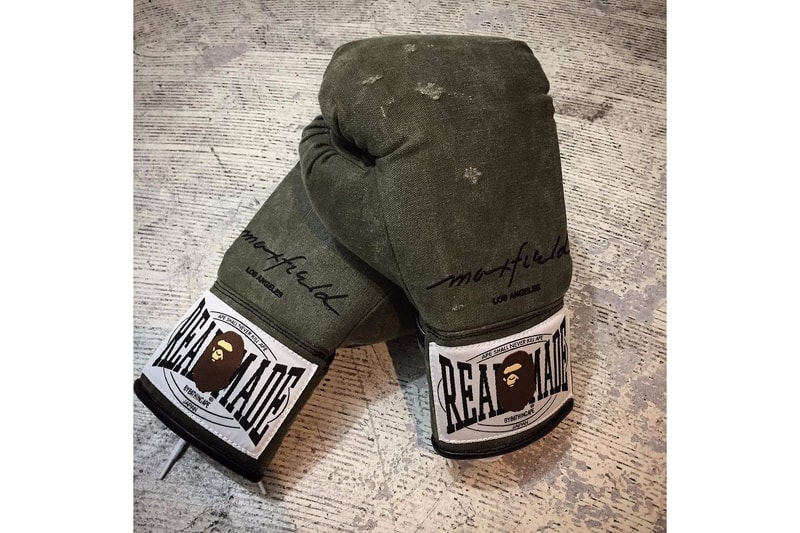 READYMADE x A BATHING APE Boxing Gloves Green