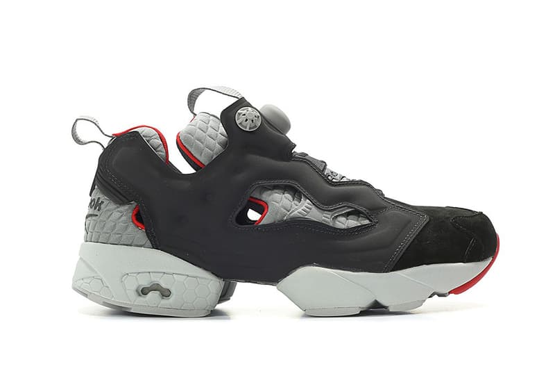 Reebok Instapump Fury Black Grey Red