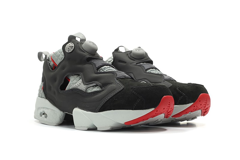 Reebok Instapump Fury Black Grey Red