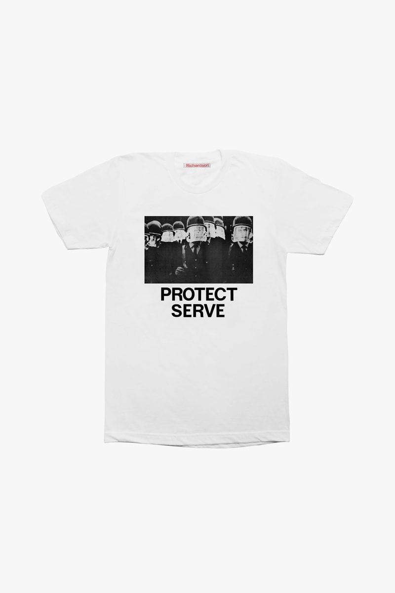Richardson Capsule Collection Protect and Serve T Shirt fashion