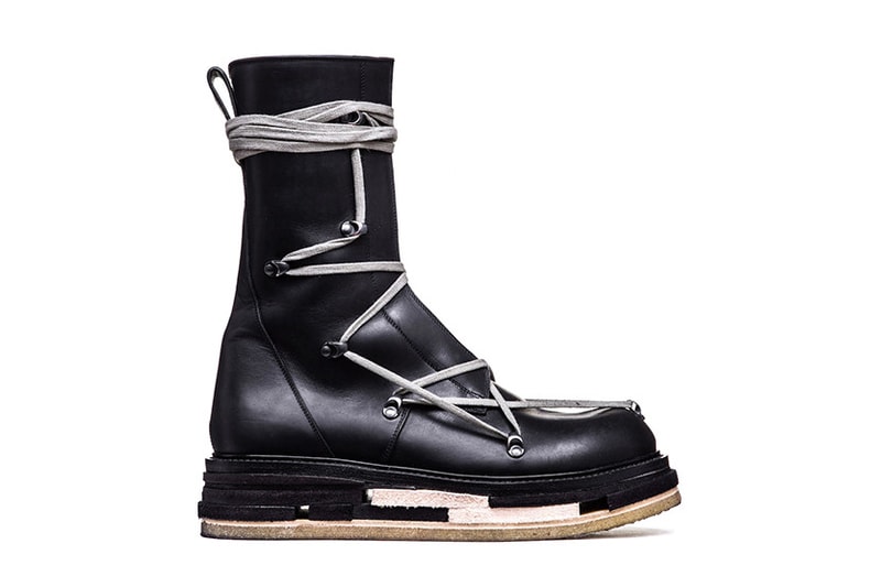 Rick Owens Fall Winter 2017 Lace Up Creeper Boots Black October Release Date Info Shoes Footwear