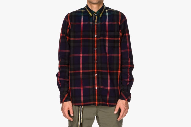 Update Your Fall Wardrobe With sacai's Gradient Flannel Shirts