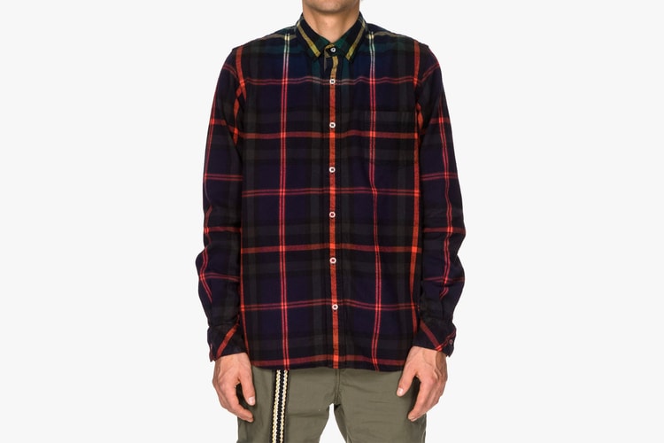 Update Your Fall Wardrobe With sacai's Gradient Flannel Shirts