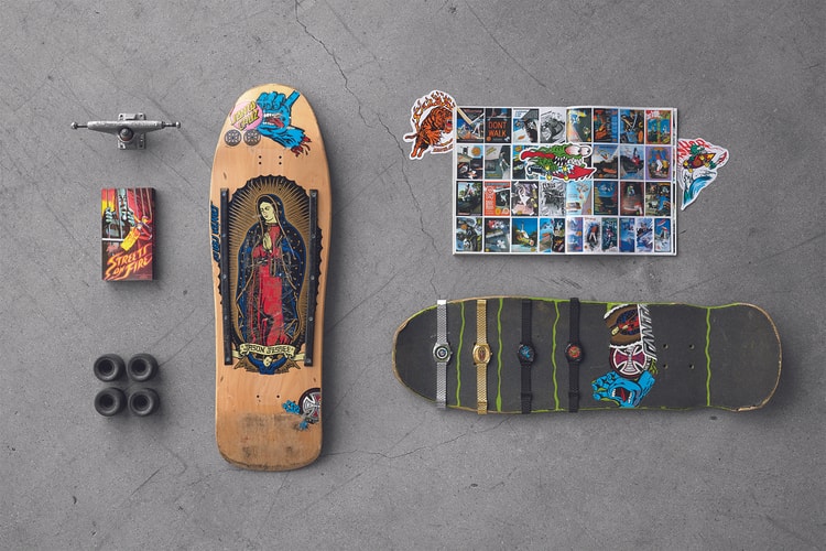 Santa Cruz's Iconic Graphics Meet the Nixon Time Teller