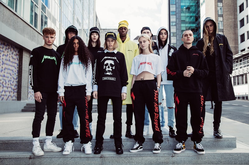 Selfridges Metallica Justin O'Shea SSS World Corp Collection Merch