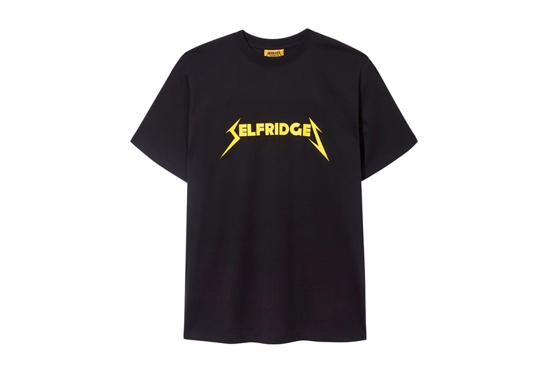 Selfridges Metallica Justin O'Shea SSS World Corp Collection Merch