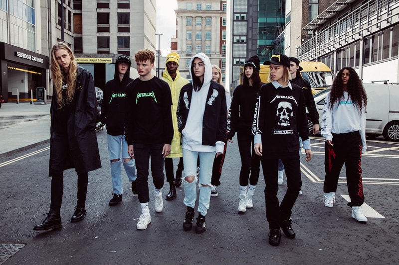 Selfridges Metallica Justin O'Shea SSS World Corp Collection Merch