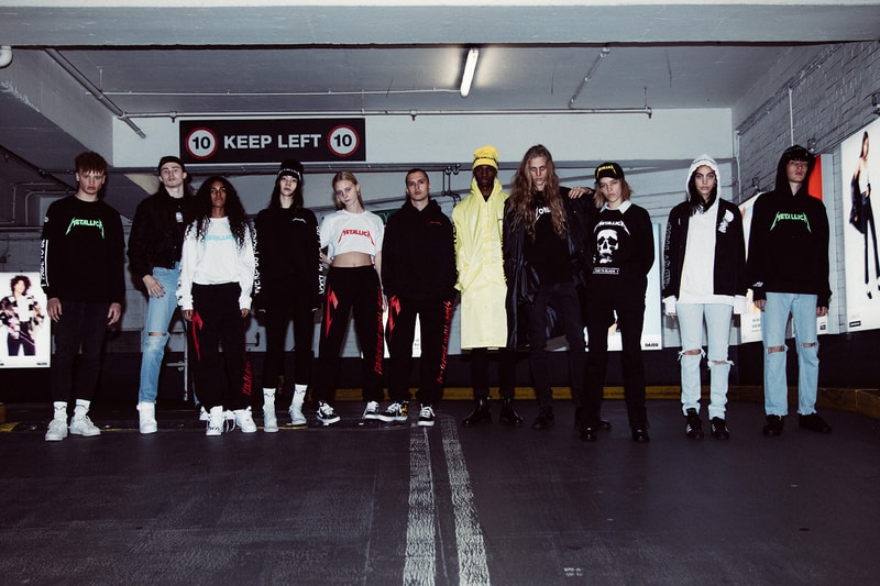 Selfridges Metallica Justin O'Shea SSS World Corp Collection Merch