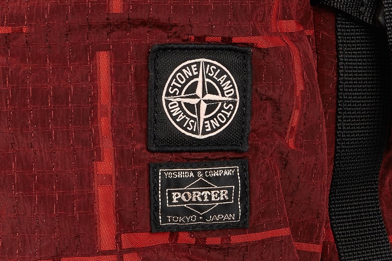 Stone Island Porter Nylon Metal Black Watro Stone Island House Check backpack bag portfolio duffle red grey black olive green