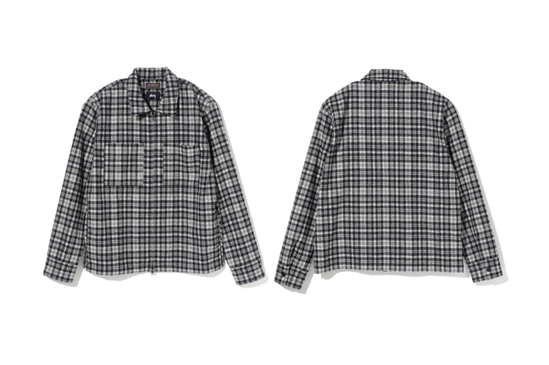 Stussy Pendleton Fall Winter 2017 Wool Zip Jackets Check Plaid Navy Black off White October 13 Release Date Info Collaboration