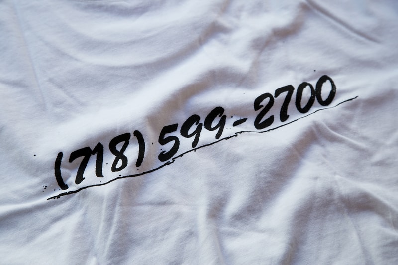 Supreme Brooklyn Box Logo T-Shirt Tee Yellow Camo Back Phone Number