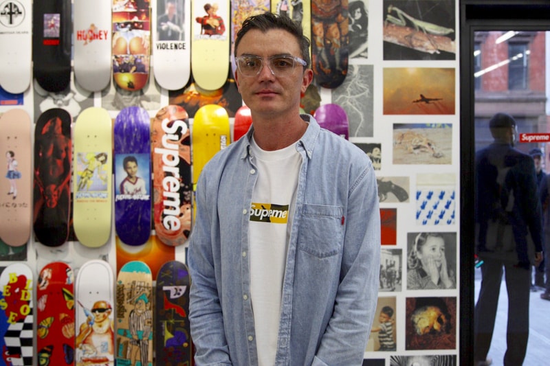 Supreme Brooklyn Box Logo T-Shirt Tee Yellow Camo Jeff Pang Manager 2