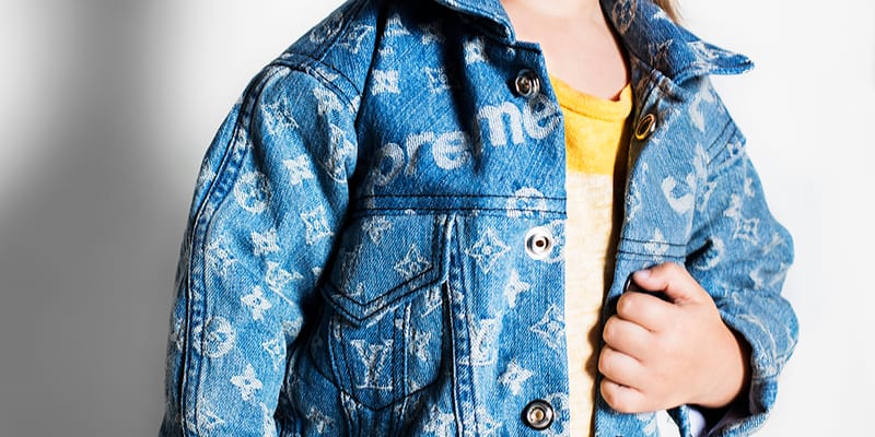 supreme lv denim jacket