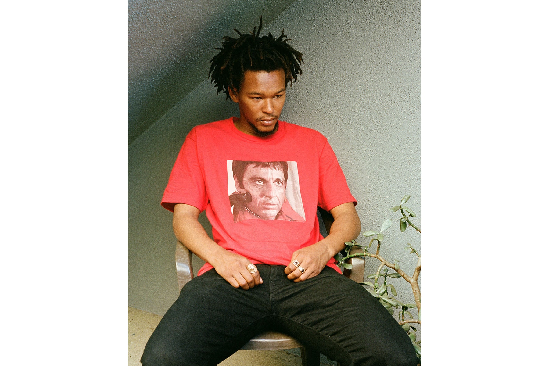 Nakel Smith Supreme Scarface Red T-Shirt