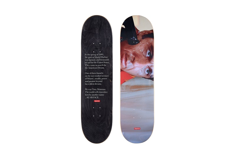 Supreme Scarface Skate Deck Gun Al Pacino