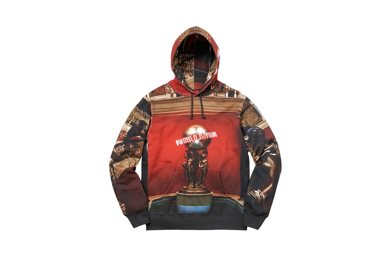Supreme Scarface Printed The World Is Yours Hoodie