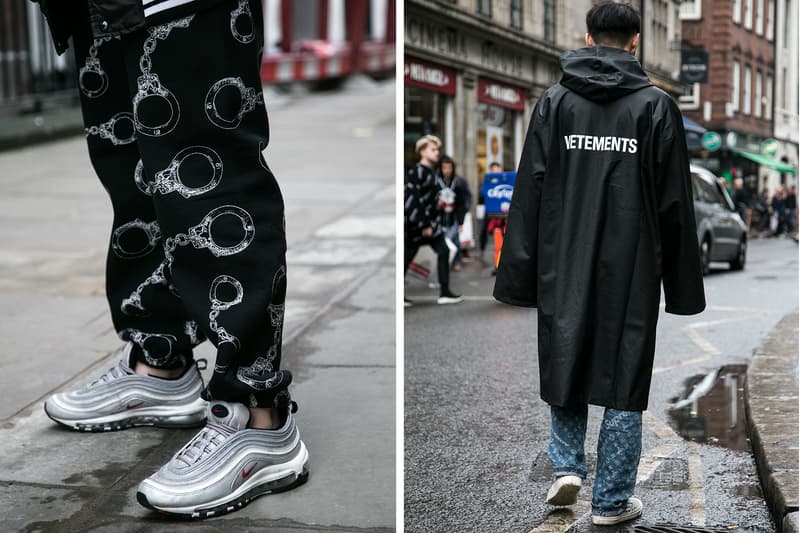 Supreme The North Face London Fall Winter 2017 Streetsnaps Street Style nuptse