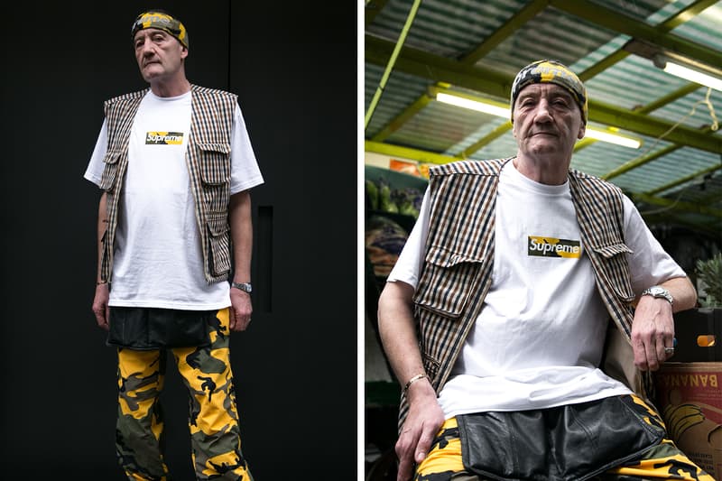 Supreme The North Face London Fall Winter 2017 Streetsnaps Street Style nuptse