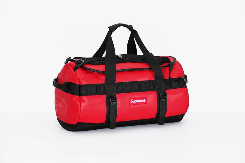 supreme north face duffel backpack