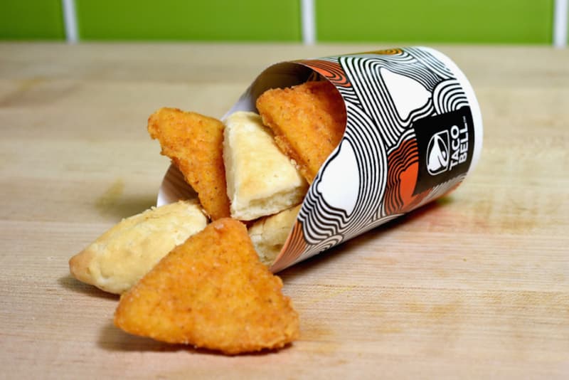 Taco Bell Chicken Biscuits Breakfast Test Naked Chicken Chips