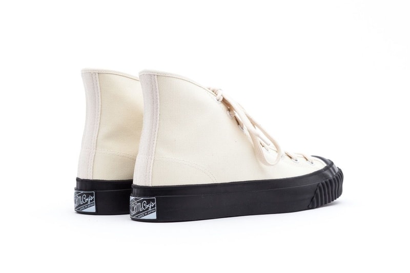 The Real McCoy's Military Canvas Training Shoe Black White Fall 2017