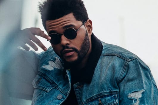 the weeknd aviator sunglasses