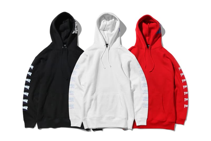 Thrasher Kinetics Japan 2017 Fall Winter Hoodies Hooded Sweatshirts Black Grey Red 2017 November 18 Release Date Info