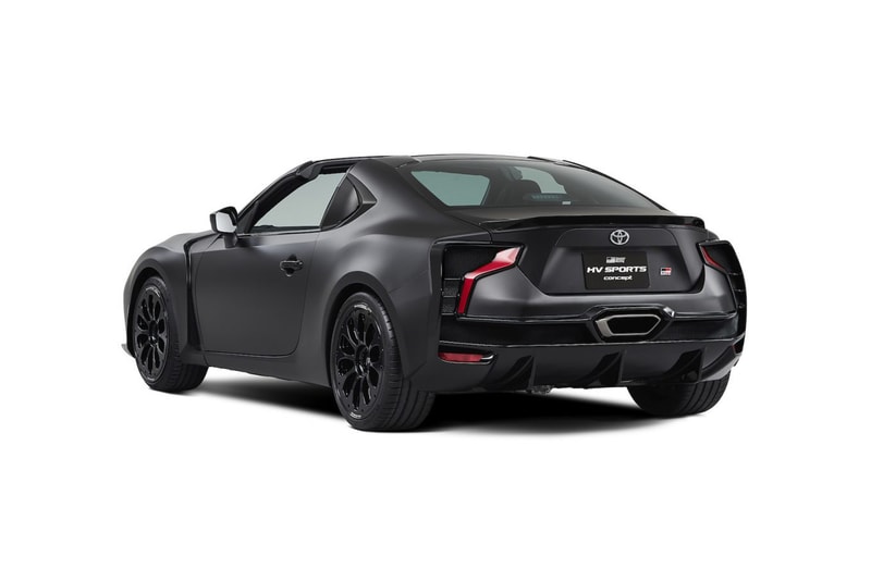 Toyota GR HV Sports Concept 86 Targa Hybrid 2017 Tokyo Auto Show Matte Black