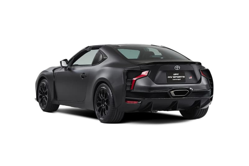 Toyota GR HV Sports Concept 86 Targa Hybrid 2017 Tokyo Auto Show Matte Black
