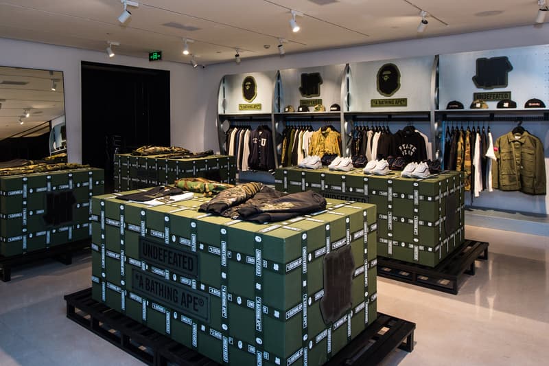 UNDEFEATED A Bathing Ape BAPE Shanghai China Pop-Up Store James Bond