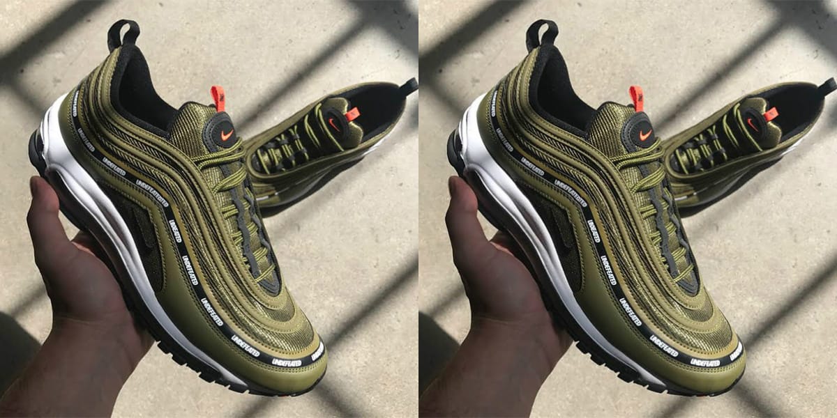 nike air max 97 undefeated x nike olive complexcon exclusive