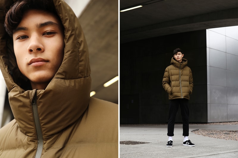 Uniqlo Seamless Down Innovation Lookbook collection bubble coat jacket parka outerwear blue grey gray brown