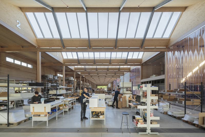 Vitsoe UK Headquarters Inside Production Building Facility Martin Francis Royal Leamington Spa UK United Kingdom