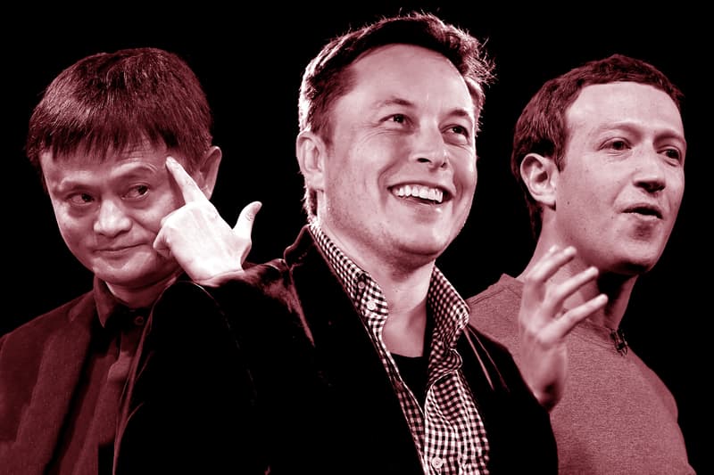 Jack Ma Elon Musk Mark Zukerberg