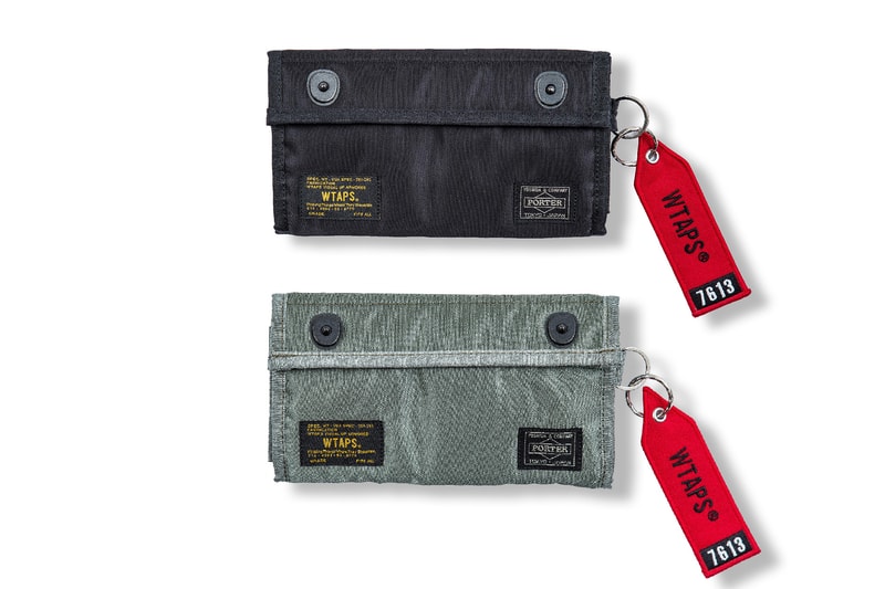 WTAPS PORTER TOKYO Wallet Ripstop Navy Green Accessories