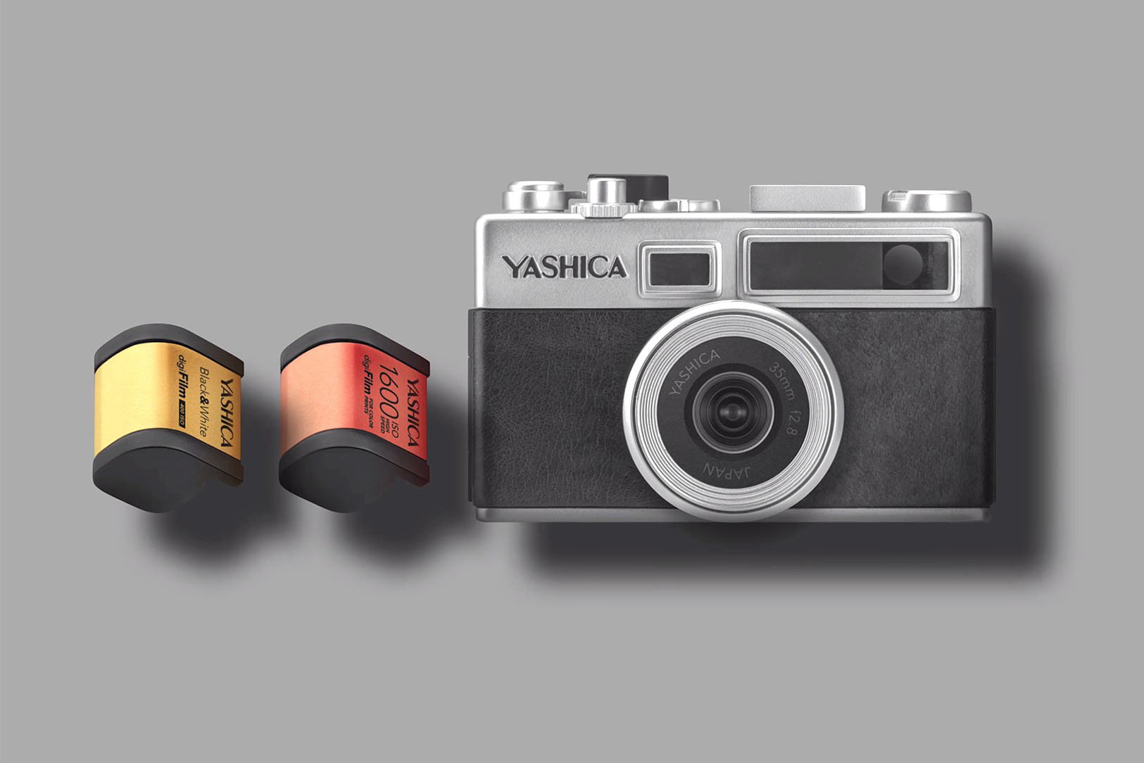 Yashica Y35 digiFilm Camera Pretend Fake Rolls Film Digital Kickstarter