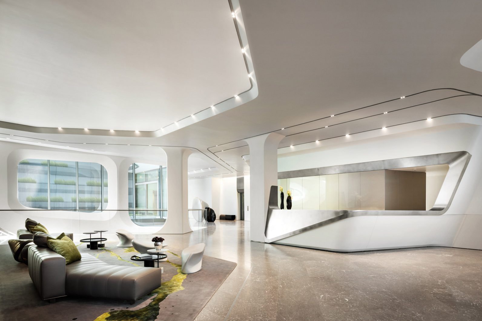 Zaha Hadid Architects New York City Condo Building High Line Park Architecture Design Interior Amenities
